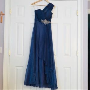 Periwinkle Prom Dress, size small